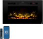 Touchstone Smart Electric Fireplace-The Sideline 28" Wide-in Wall Recessed by TouchstoneHomeProducts