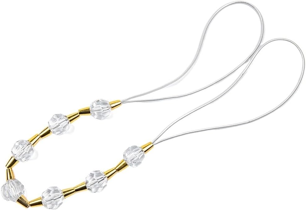 Elastic Crystal Bead Curtain Strap Storage Accessory