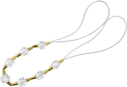 Elastic Crystal Bead Curtain Strap Storage Accessory