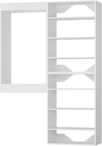 Modular Closet System, Wood Closet Tower Storage - Image 8