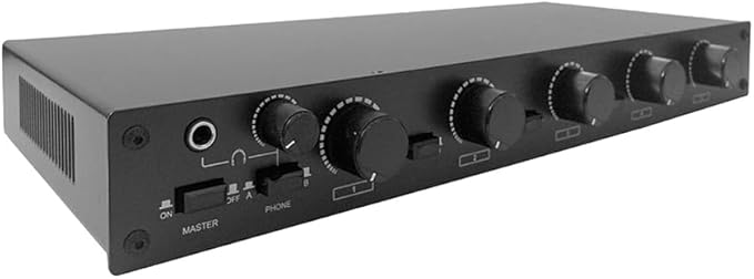 2 in 5 Out Multi-Zone Speaker Pair Switch by AllAboutAdapters