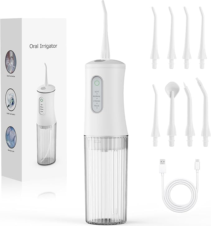 Cordless Water Flosser for Teeth Cleaning Pick by KIDSCOTERHOME