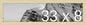 Frame It Easy 33 x 8 Wheat Wood Frame by FrameItEasy