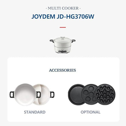 Joydeem 2 in 1 Electric Hot Pot, Shabu Shabu Pot - Image 3