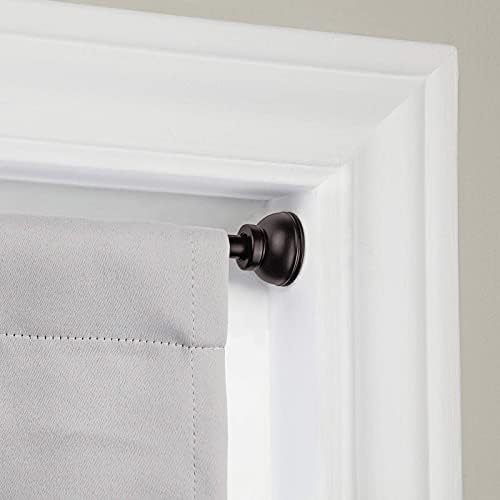 KXLIFE 2 Pack Spring Tension Rod Adjustable 22-36 Inches, Bronze | 1/2-inch Decorative Tension Drapery Rod, Tension Mounted, Non-Slip, for Window, Kitchen, RV, Doorway