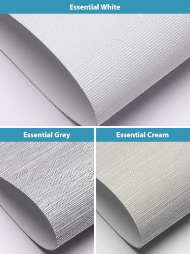 SmartWings Motorized Smart Roller Shades, 100% Blackout Samples | Customized Roller Blinds Fabric with Light Blocking Coating, Color Samples for Reference