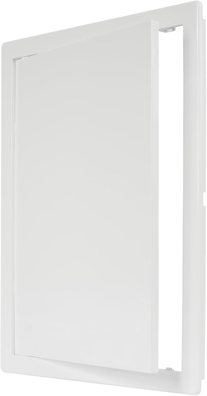 12" x 16" White Plastic Access Panel. Service Shaft Door Panel. Plumbing by Unknown