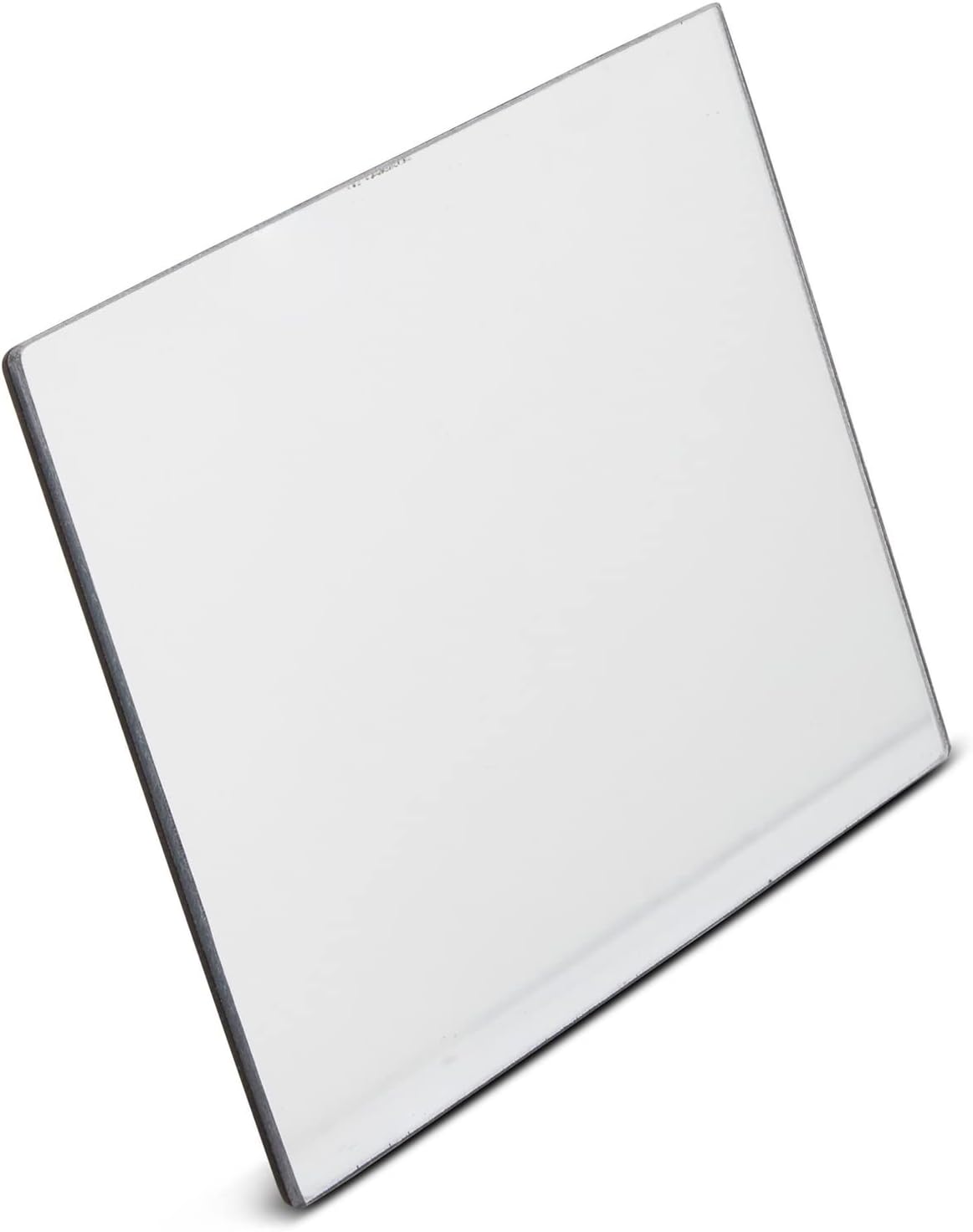 Juvale Locker Mirror Magnetic - 4 x 6 in, Silver Acrylic, Rectangular, Set of 2 - Magnetic Mirror for Locker Accessories & Office Use - Shatterproof & Rounded Corners for School & Office