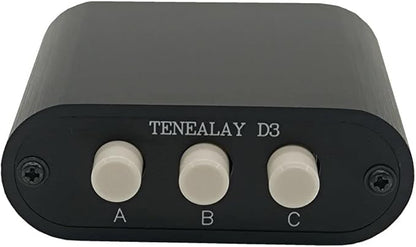 New D3 3-in-1-Out 3.5mm Stereo Audio Switch Source Input Signal switcher - Image 2