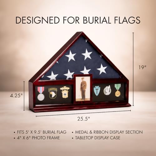 bey-berk custom personalized american flag display case for shown in use