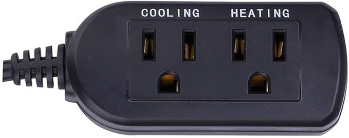 Digital Temperature Controller 2-Stage Thermostat Outlet Heating & Cooling Mode - Image 4