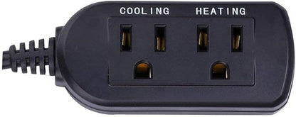 Digital Temperature Controller 2-Stage Thermostat Outlet Heating & Cooling Mode - Image 4