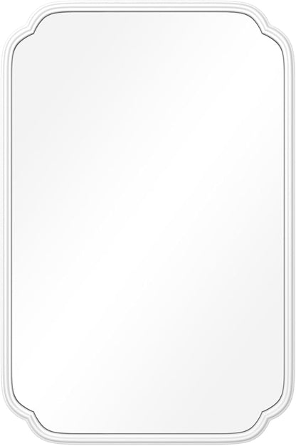White Bathroom Mirror for Over Sink 24×36 Inch - Image 8