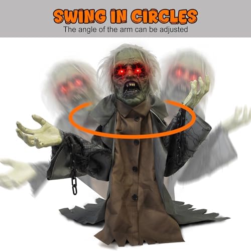 kemooie Halloween Animatronics Groundbreaker Zombie Decorations