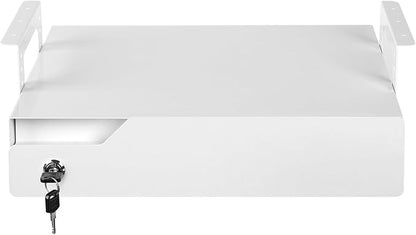 Under Desk Drawer Organizer Lockable, Metal Undermount Table Drawer Upgrade - Image 8