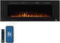 Touchstone Smart Electric Fireplace-The Sideline 60" Wide-in Wall Recessed by TouchstoneHomeProducts