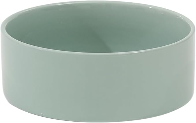 Ceramic 7.3inch Dog Bowl, Food and Water Bowl by Havniva