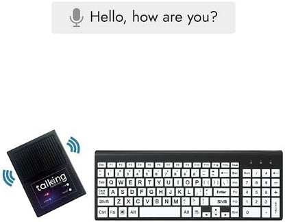 Talking Large Print Keyboard | AAC Communication Device | USB Keyboard - Image 2