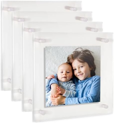 ArtToFrames 12x12 Inch Double Panel Floating Acrylic Picture Frame comes by ArtToFrames