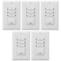 Enerlites Bathroom Timer Countdown Switch, HET06A-R | In-Wall Electrical Timer by Enerlites
