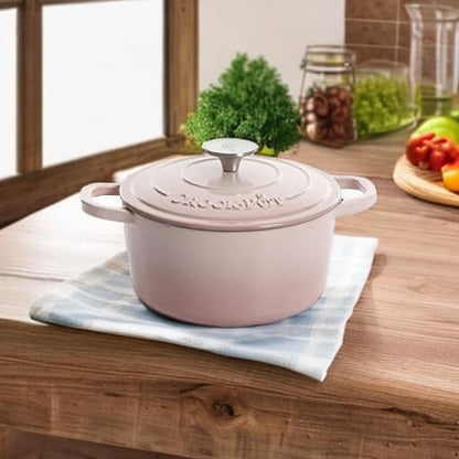 Crock-Pot Artisan Round Enameled Cast Iron Dutch Oven, Pistachio Green - Image 2