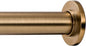 Ivilon Tension Curtain Rod - Spring Tension Rod for Windows or Shower, 54 to 90 Inch. Warm Gold