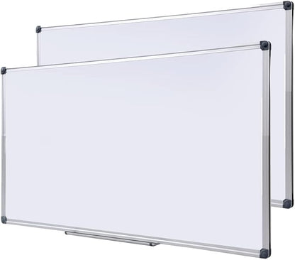 Magnetic Whiteboard -2 Pack 72" x 40" Large Magnetic Dry Erase Board by DexBoard