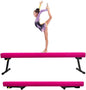 Adjustable&Foldable Gymnastics Balance Beam, 6FT/8ft High-Low Level Floor by GBVUGY