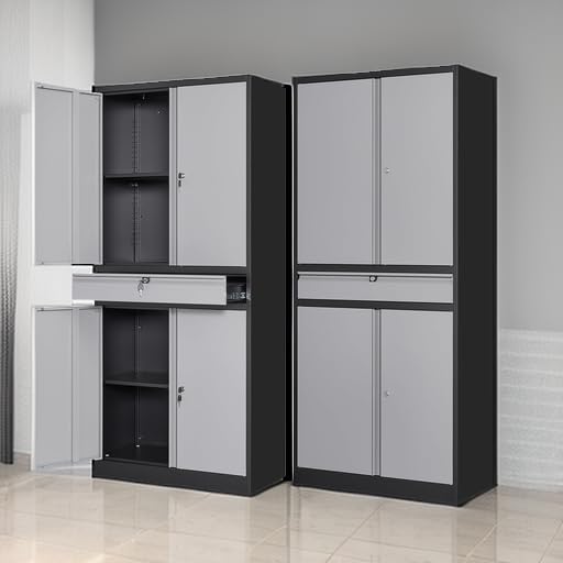 Letaya Metal Garage Storage Cabinet - Image 5