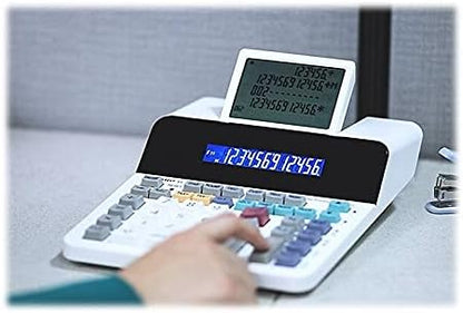 Sharp Paperless Printing Desk Calculator w/Check and Correct, Large 12-Digit - Image 2