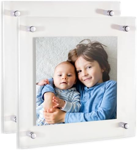 ArtToFrames 26x26 Inch Double Panel Floating Acrylic Picture Frame comes by ArtToFrames