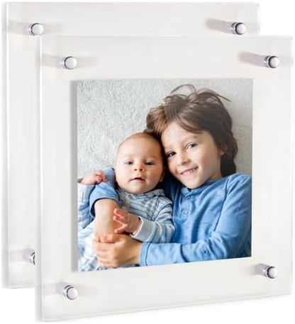 ArtToFrames 24x24 Inch Double Panel Floating Acrylic Picture Frame comes by ArtToFrames