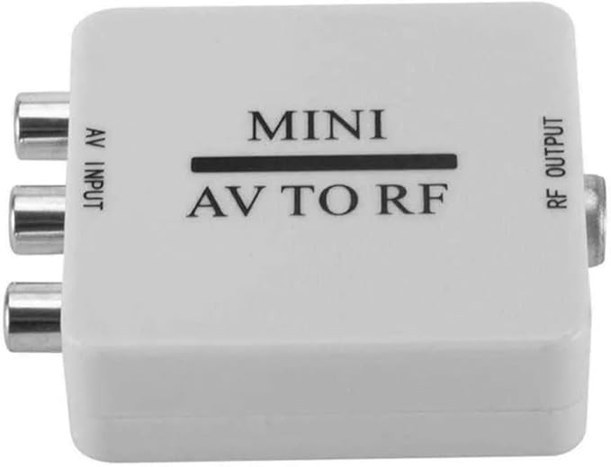 SAIZHUO Video Converter, AV to RF Mini Video Converter Box Driver-Free Adapter - Image 2