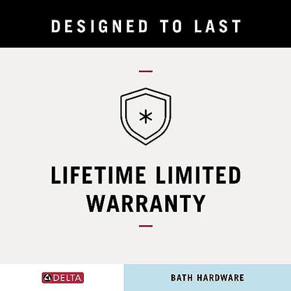 delta faucet mclaren 3-piece bathroom set, matte black, view 10