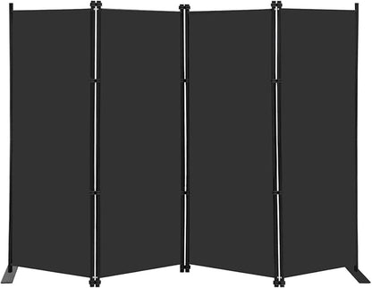 MAYOLIAH 4 Panel Room Divider Screen 6Ft Tall Foldable Privacy Dividers Indoor by MayoliahHome