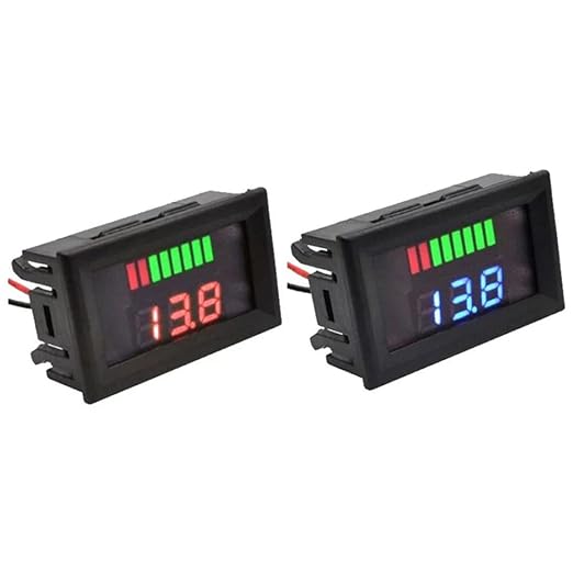 Battery Charge Level Indicator Car Battery Capacity Meter Tester Checker - Image 8