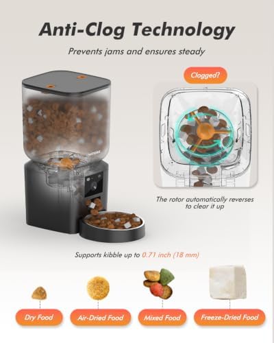 automatic dog feeder with 2k cameras - 8l/, package contents