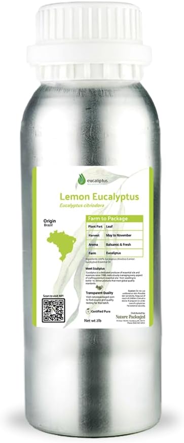 Lemon Eucalyptus Oil by Eucaliptus from Brazil by NaturePackaged