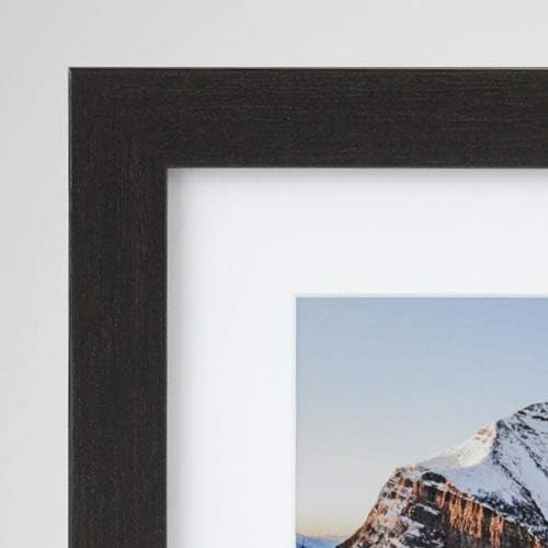 Frame It Easy 33 x 34 Coffee Wood Frame - Image 2