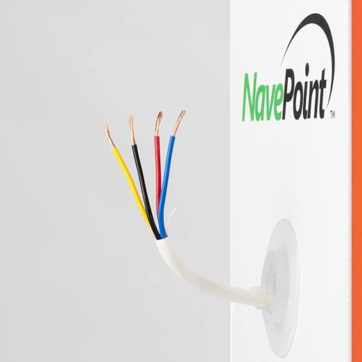 NavePoint 500ft in Wall Audio Speaker Cable Wire CL2 14/4 AWG Gauge 4 Conductor - Image 4