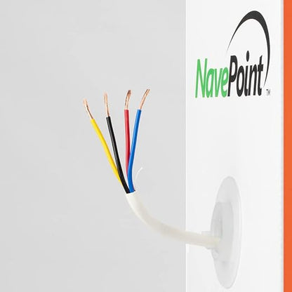 NavePoint 500ft in Wall Audio Speaker Cable Wire CL2 14/4 AWG Gauge 4 Conductor - Image 4