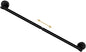 H.VERSAILTEX 1 PACK Magnetic Curtain Rods for Metal Doors 16" to 28", 1/2 Inch Diameter Adjustable French Door Curtain Rod for Classroom Whiteboard Magnetic Cafe Rod Towel Bar Holder, Black