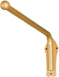 Gold Swing Arm Curtain Rod 47in, Adjustable Insulated Window Display Stand, Side Panels Holder for Home Decor, Perfect for Front Door Curtains, Stylish & Functional
