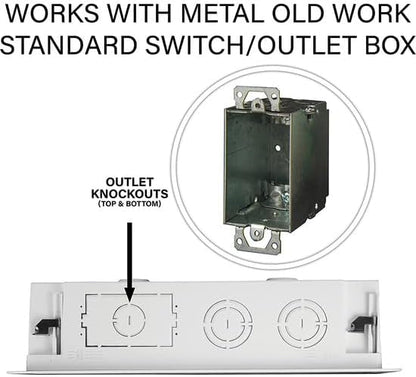 Legrand - OnQ Cable Management, In-Wall Media Box, Dual Purpose Structured - Image 12