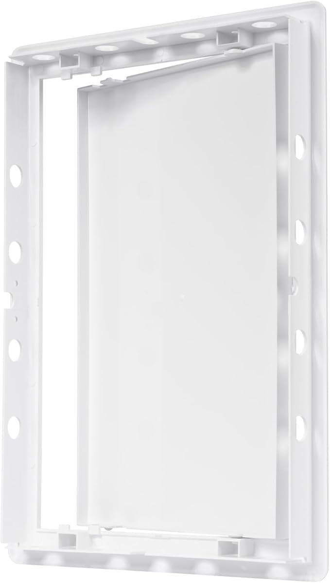 8" x 12" White Plastic Access Panel. Service Shaft Door Panel. Plumbing - Image 5