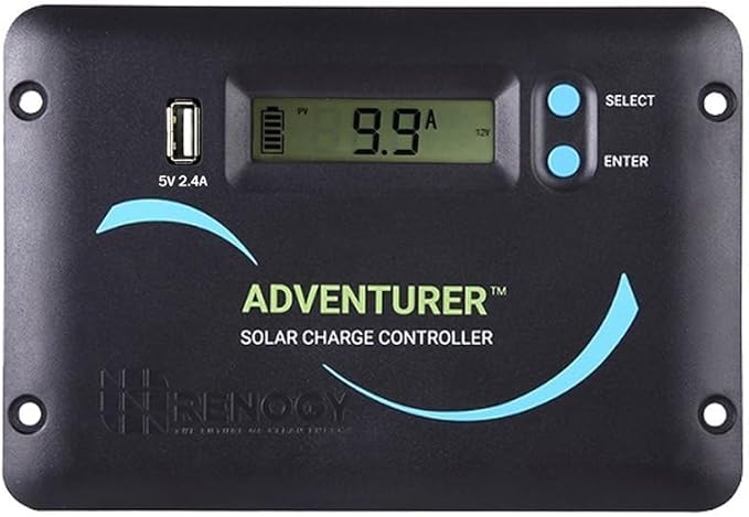 Renogy 30A 12V/24V PWM Solar Charge Controller by RenogySolar