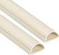 D-Line Half Round Cord Hider, Patented Cable Cover, Hide TV Wall Mount Wires by D-LineUSAinc