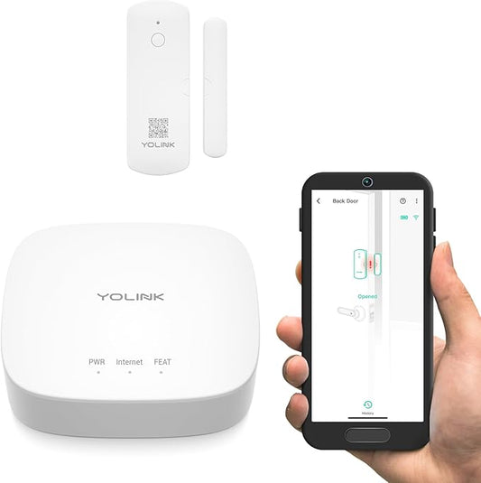 YoLink LoRa Smart Door Sensor Starter Kit: Hub & Door Sensor by YoLink