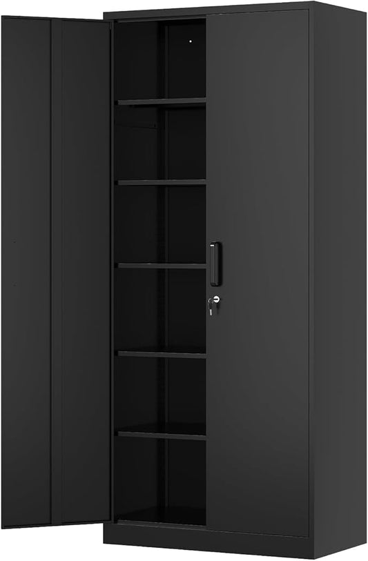 Metal Storage Cabinet-71” Tall Steel File Cabinets by Fesbos
