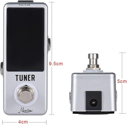 Rowin High Precision Guitar Chromatic Tuner Pedal Ture Bypass - Image 4